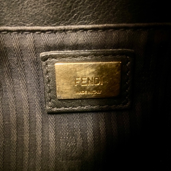 Fendi Vitello Elite Regular 2Jours Tote Black - Picture 12 of 13